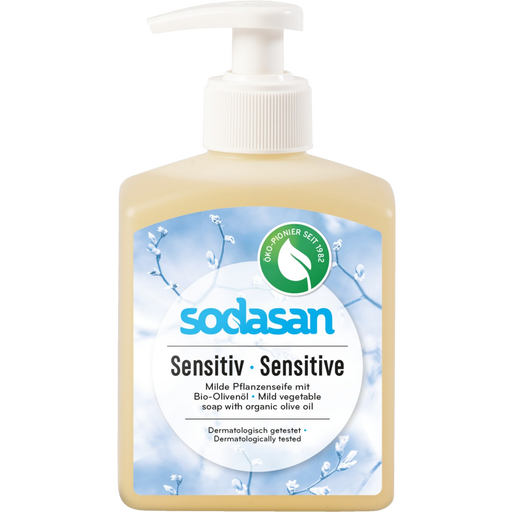 SODASAN Savon Liquide Végétal Bio Sensitive - 300 ml