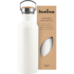 Bambaw Steklenica iz nerjavečega jekla, 750 ml - Polar White