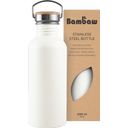 Bambaw Plastenka iz nerjavečega jekla, 1000 ml - Polar White