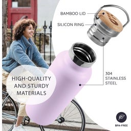 Bambaw Termos boca od nehrđajućeg čelika 500 ml - Lavender Haze
