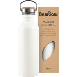 Bambaw Steklenica iz nerjavečega jekla 500 ml - Polar White