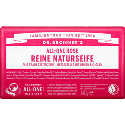 Dr. Bronner's Rose Bar Soap - 140 g