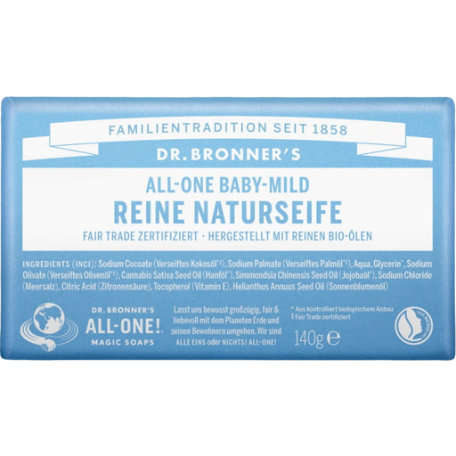 Dr. Bronner's Saponetta Neutra Delicata - 140 g