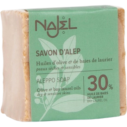 Najel Aleppotvål 30% Lagerväxtolja - 185 g