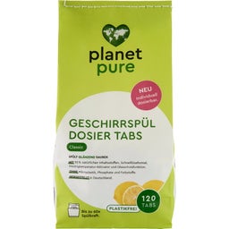 Planet Pure Dishwasher Dosing Tabs  - 120 Pieces