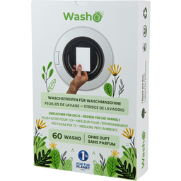 Washo Fragrance-Free Laundry Sheets  - 60 Pieces
