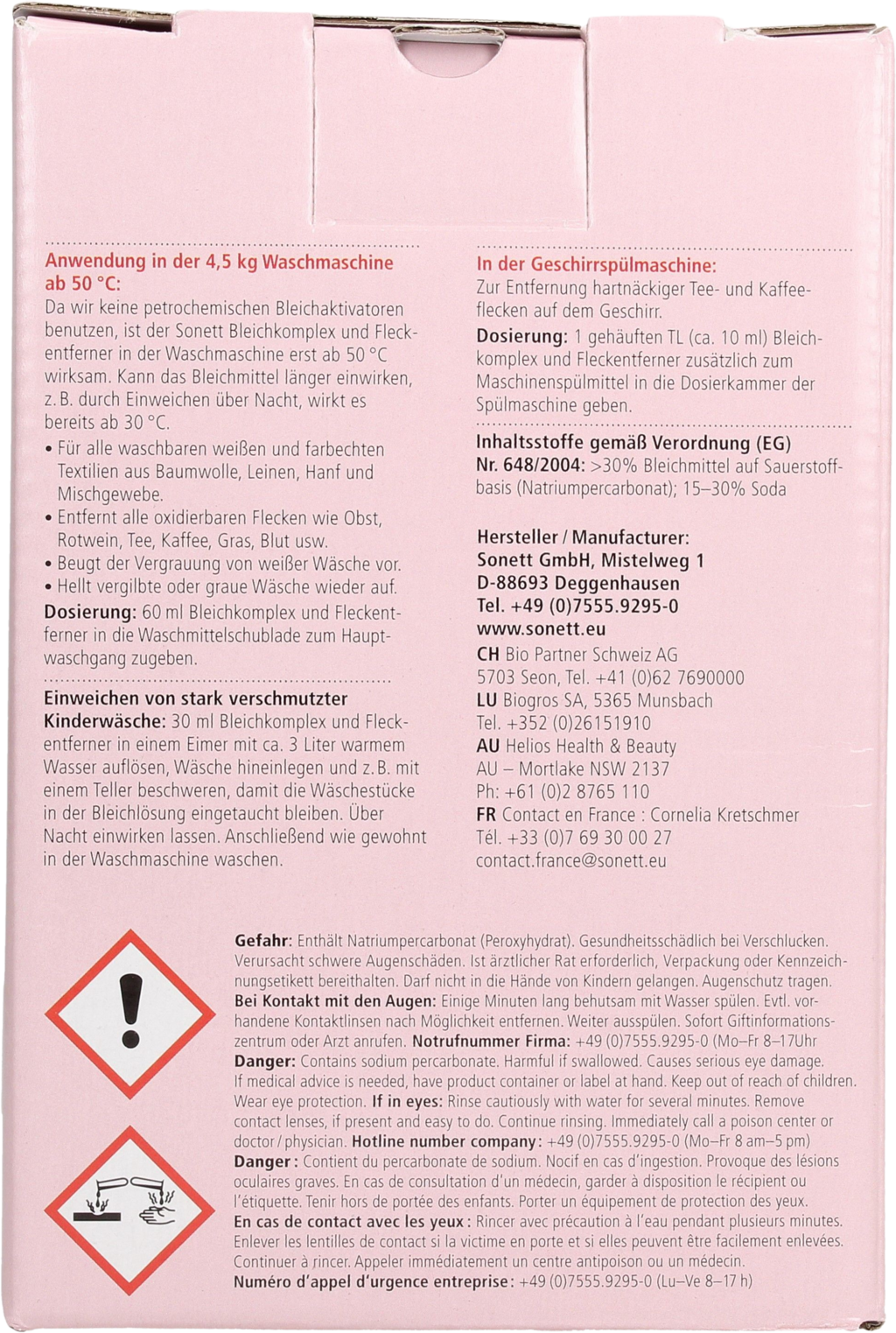 Sonett Bleichkomplex - 900 g