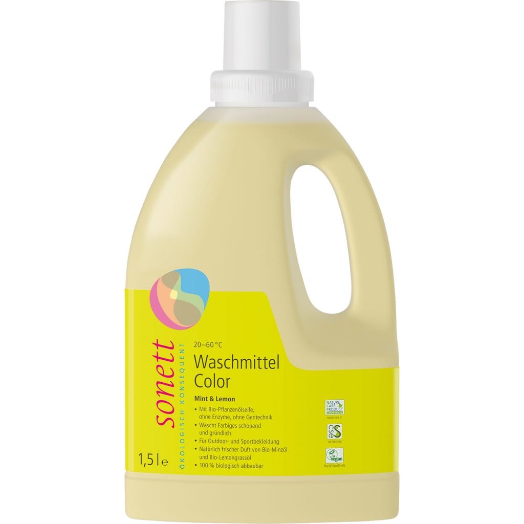Sonett Color Laundry Detergent Mint Lemon Ecosplendo Online Shop