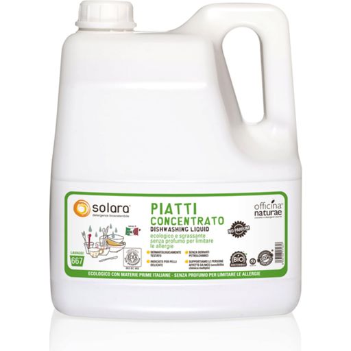 Detersivo Liquido Piatti Superconcentrato Senza Profumo - 4 L