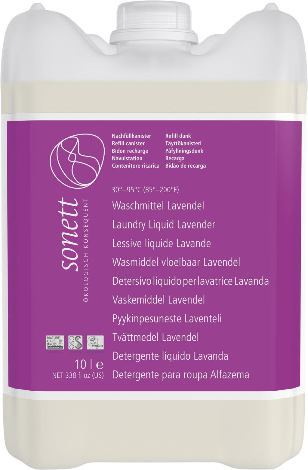 Sonett Flüssigwaschmittel Lavendel - 10 l