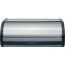 brabantia Rollbrotkasten - Matt Black/Matt Steel Fingerprint Proof