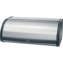 brabantia Rollbrotkasten - Matt Black/Matt Steel Fingerprint Proof