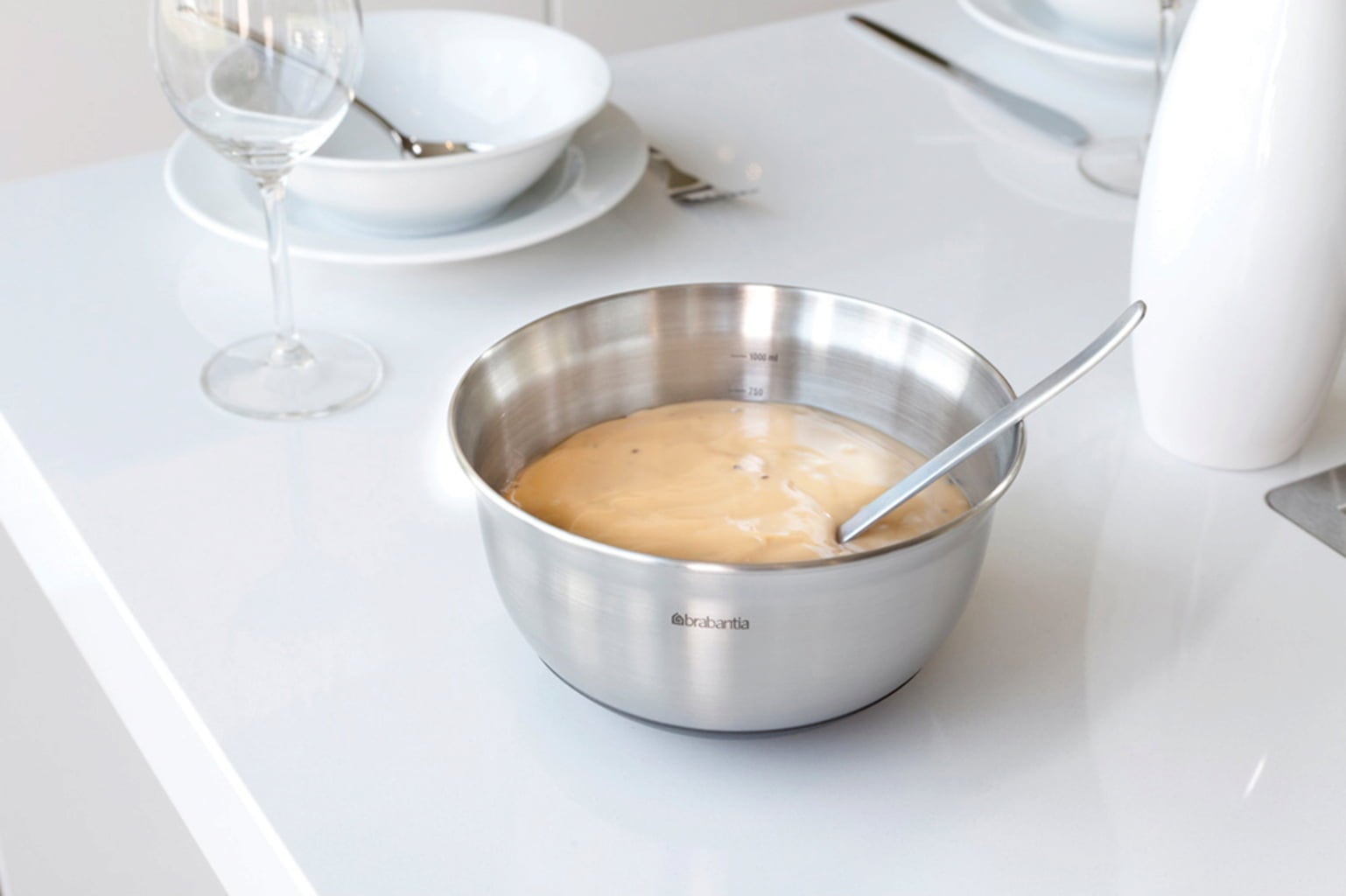 brabantia Rührschüssel Matt Steel - 1 L black