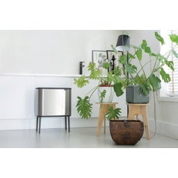 Bo Touch Bin - Pattumiera 11 + 23 L con 2 Inserti in Plastica - Matt Steel Fingerprint Proof