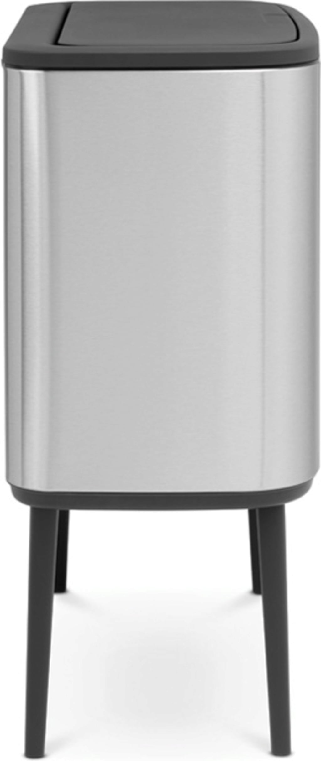Bo Touch Bin 3x11 Litre with 3 Plastic Liners - Matt Steel Fingerprint Proof