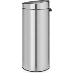 brabantia Touch Bin New 30 L with a Plastic Liner - Matt Steel