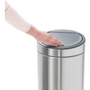 Poubelle Touch Bin New 30 L avec Seau Intérieur - Matt Steel Fingerprint Proof