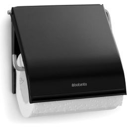 brabantia Dérouleur de Papier Toilette Classic - Noir mat