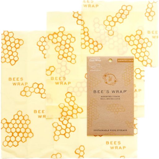 Bee's Wrap Pellicola in Cera d'Api - Starter Set - Classic