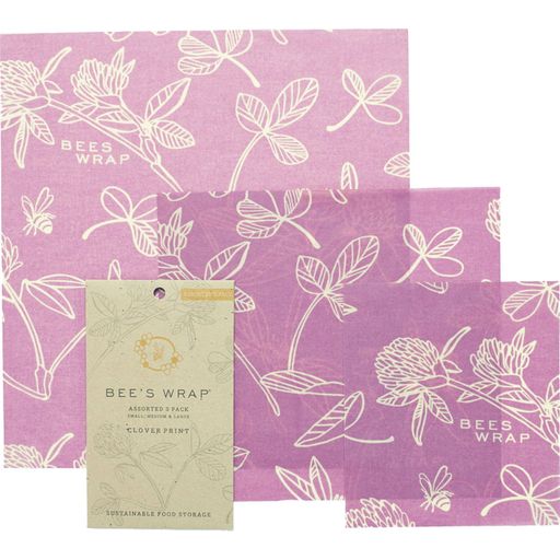 Bee's Wrap Bienenwachstuch Starter Set - Mimi's Purple