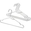 brabantia Set de 4 Perchas de Aluminio - Silver