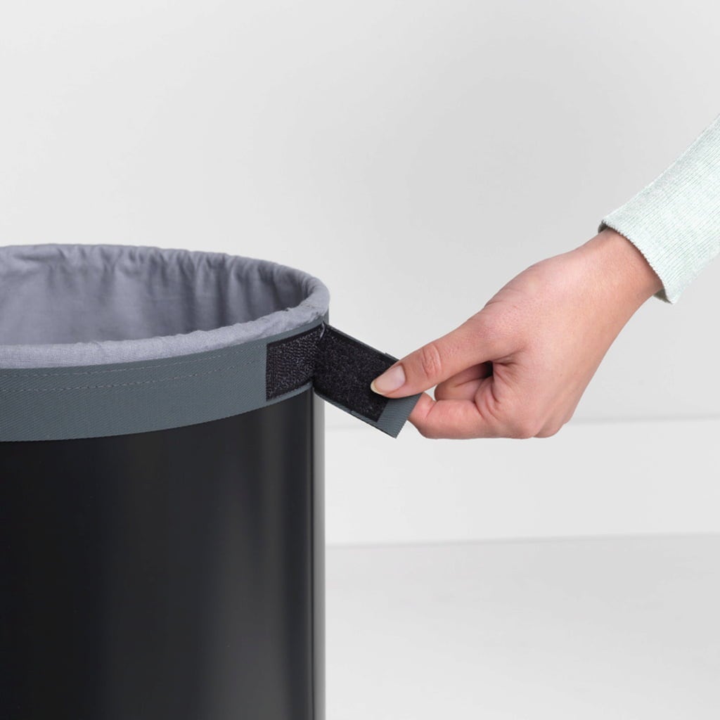 brabantia Wäschebox 35 Liter mit Korkdeckel - Matt Schwarz