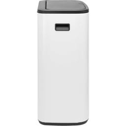 Bo Touch Bin 2 x 30 L mit 2 Kunststoffeinsätzen - White