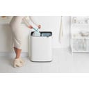 Bo Touch Bin 2 x 30 L mit 2 Kunststoffeinsätzen - White