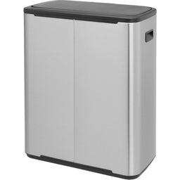 Bo Touch Bin 2 x 30 L with 2 Plastic Inserts - Matte Steel Fingerprint Proof