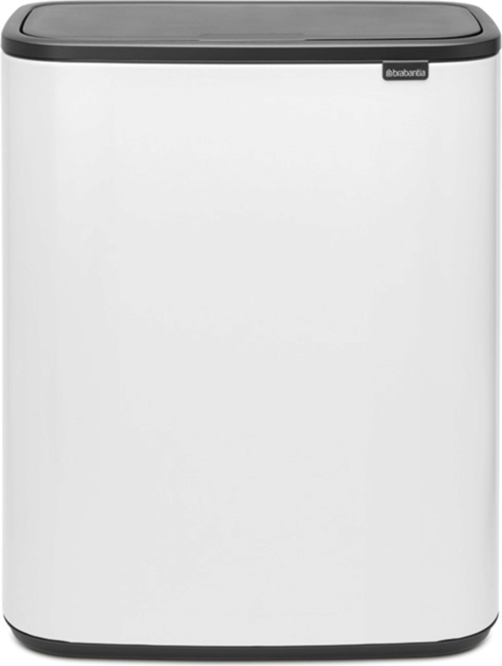brabantia Bo Touch Bin 60 L avec 1 Seau Intérieur - Blanc
