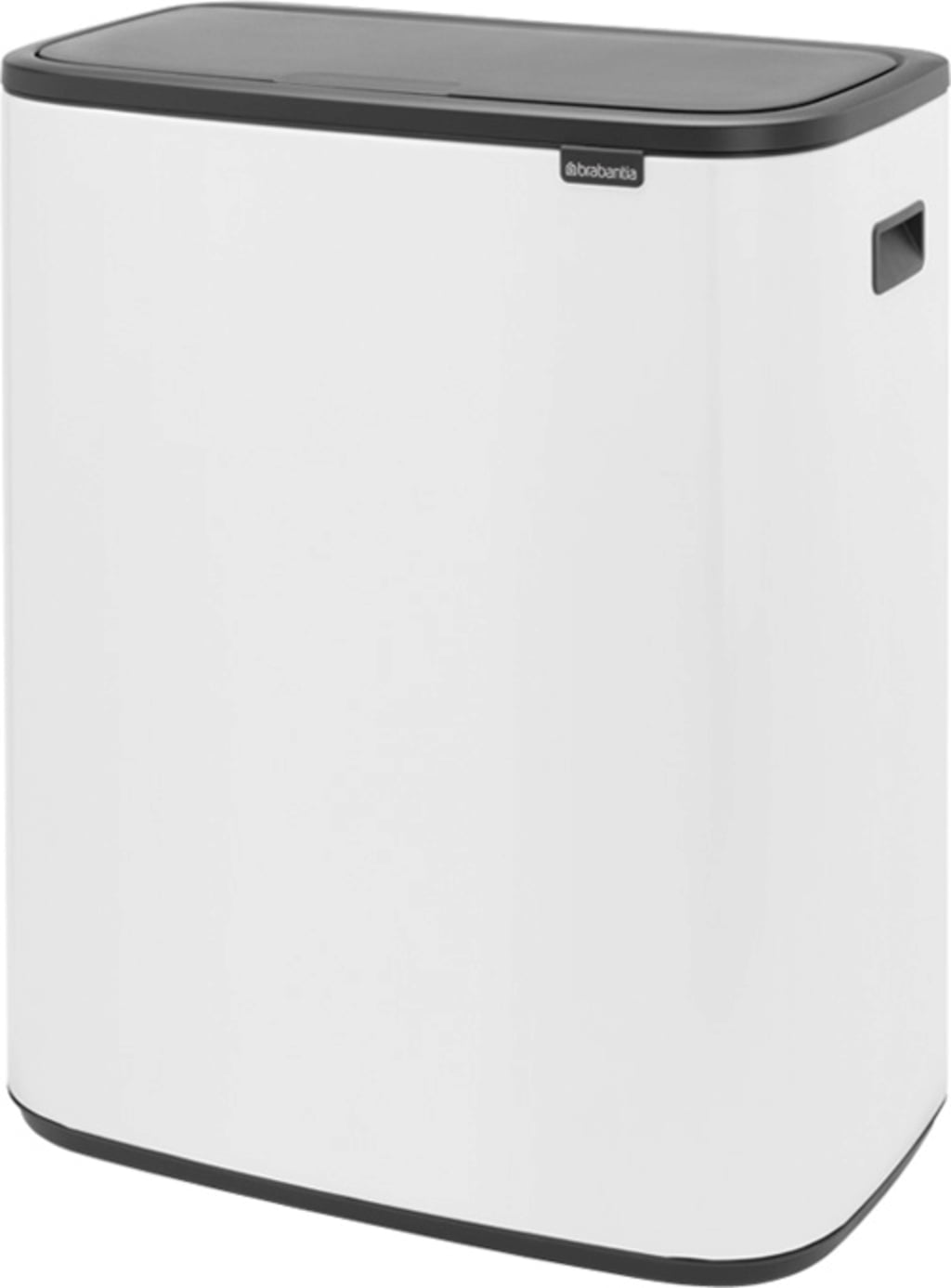 brabantia Bo Touch Bin 60 L avec 1 Seau Intérieur - Blanc