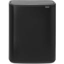 Bo Touch Bin 60 L mit 1 Kunststoffeinsatz - Matt Black