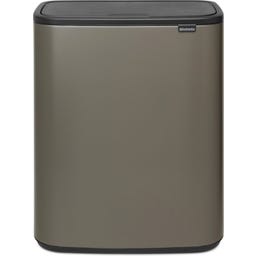 brabantia Bo Touch Bin, 60 Liter - Platinum