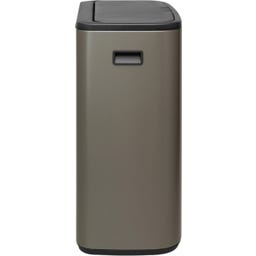 brabantia Bo Touch Bin, 60 Liter - Platinum
