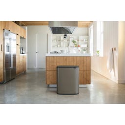 brabantia Bo Touch Bin, 60 Liter - Platinum
