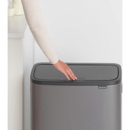 brabantia Bo Touch Bin, 60 Liter - Platinum
