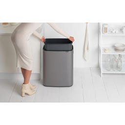 brabantia Bo Touch Bin, 60 Liter - Platinum