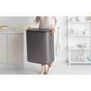 brabantia Bo Touch Bin, 60 Liter - Platinum