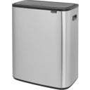 Bo Touch Bin - Pattumiera 60 L con Inserto in Plastica - Matt Steel Fingerprint Proof