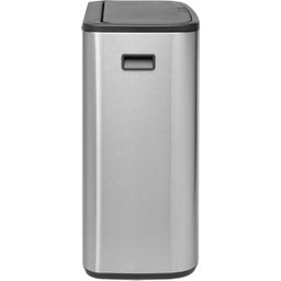 Bo Touch Bin - Pattumiera 60 L con Inserto in Plastica - Matt Steel Fingerprint Proof