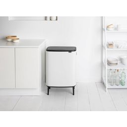 brabantia Bo Touch Bin, 2 x 30 Liter - White