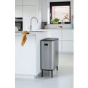 brabantia Bo Touch Bin, 2 x 30 Liter - Matt Steel Fingerprint Proof