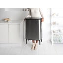 brabantia Bo Touch Bin, 2 x 30 Liter - Matt Steel Fingerprint Proof