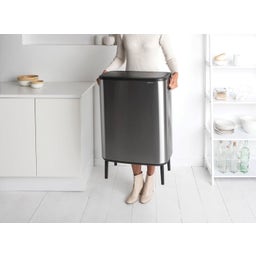brabantia Bo Touch Bin, 2 x 30 Liter - Matt Steel Fingerprint Proof