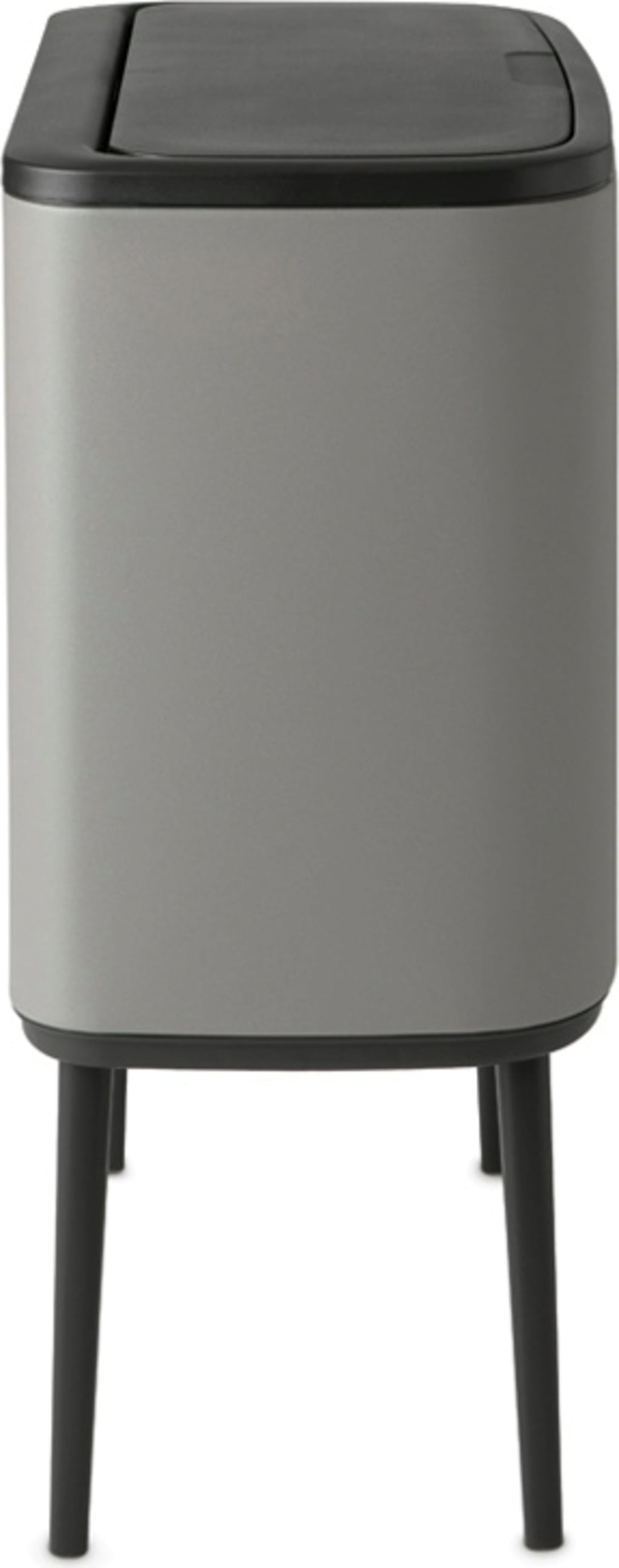 Bo Touch Bin 3x11 Litre with 3 Plastic Liners - Mineral Concrete Grey