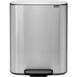 brabantia Bo Pedaalemmer, 60 Liter - Matt Steel Fingerprint Proof
