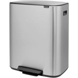 brabantia Bo Pedaalemmer, 60 Liter - Matt Steel Fingerprint Proof