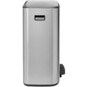 brabantia Bo Pedaalemmer, 60 Liter - Matt Steel Fingerprint Proof