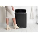 brabantia Bo Pedaalemmer, 60 Liter - Matt Black