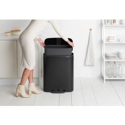 brabantia Bo Pedaalemmer, 60 Liter - Matt Black
